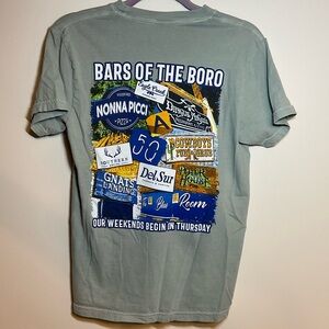 Bars of the Boro Graphic Tee - Sage Green GSU